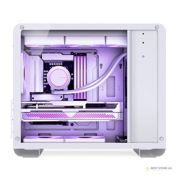 Jonsbo U4 Mini TG-fodral Vitt