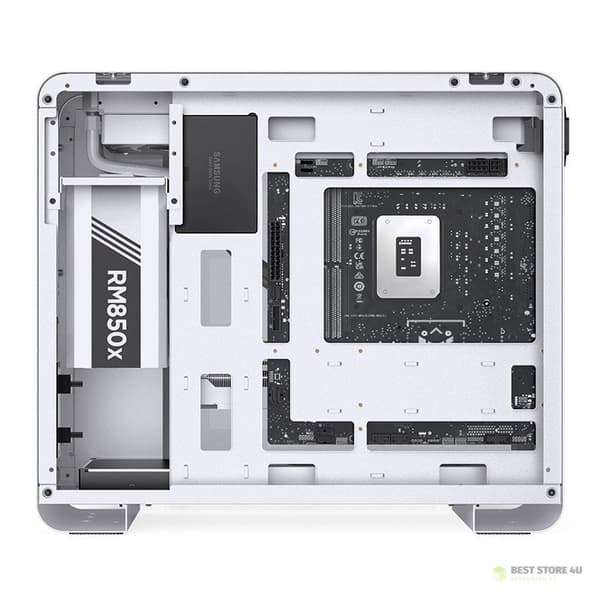 Jonsbo U4 Mini TG-fodral Vitt