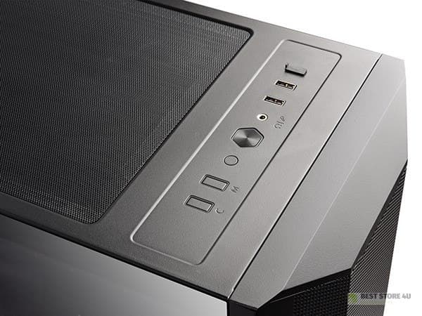 Lian Li LANCOOL II MESH RGB Midi Tower Svart, Transparent Svart, Transparent