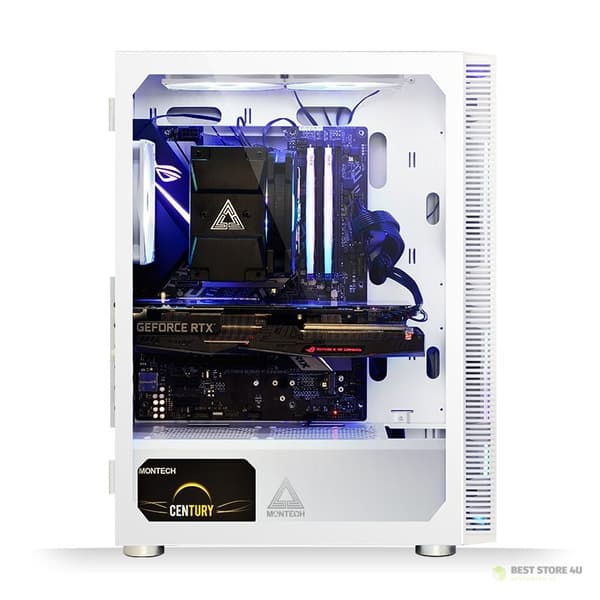 Montech X3 TG RGB Datorchassin Vit