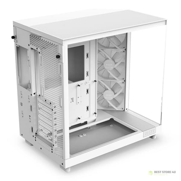 NZXT DATORCHASSI NZXT H6 FLOW RGB MIDI-TOWER MED FÖNSTER VIT