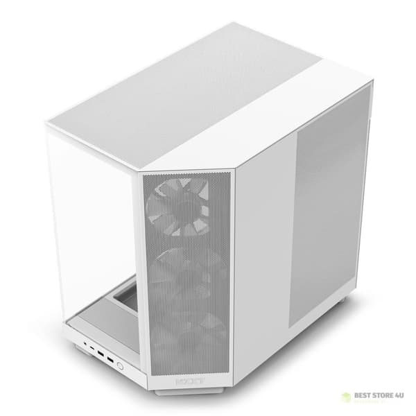 NZXT DATORCHASSI NZXT H6 FLOW RGB MIDI-TOWER MED FÖNSTER VIT