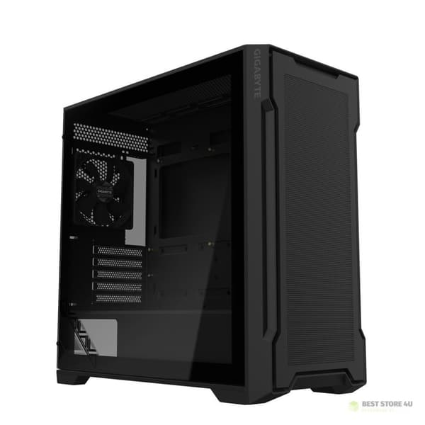 GIGABYTE MIDITOWER CHASSI UTAN nätaggregat/GB-C102G SVART Svart