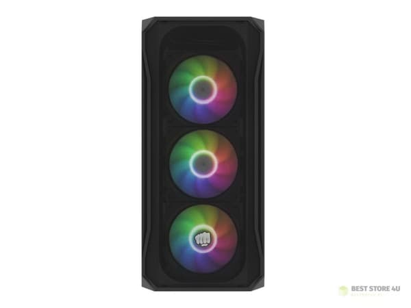 FURY DATORCHASSA FURY SHOBO SH4F RGB MIDI MED FÖNSTER SVART Svart