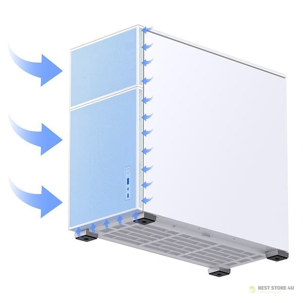 Jonsbo D41 Mesh-datorchassi Vit