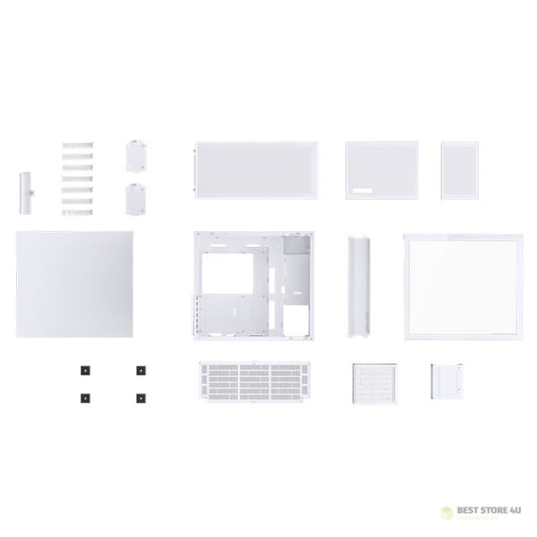 Jonsbo D41 Mesh-datorchassi Vit Vit