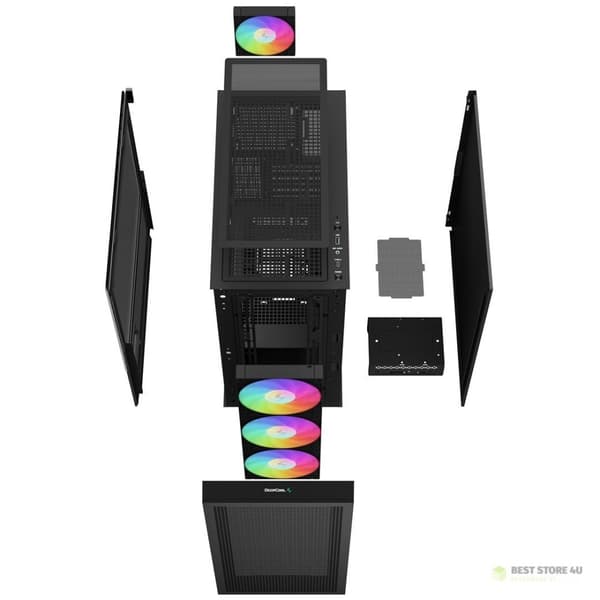 DeepCool CH560 ARGB digitalt svart hölje (R-CH560-BKAPE4D-G-1)