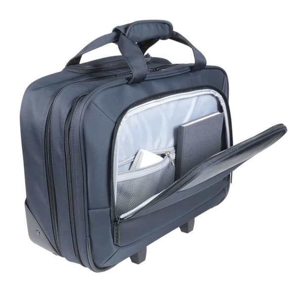 MOBILIS Executive 14-17" Rullväska för Laptop Blå Marin - Vattentät - Nylon 500D