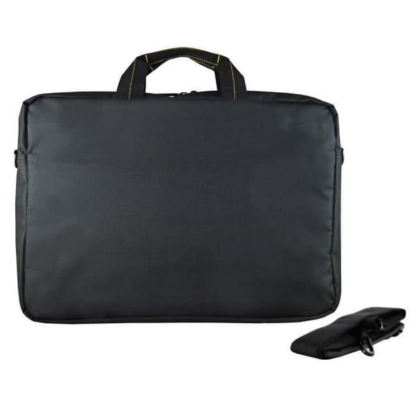 TECHAIR Soft Laptopväska 17,3'' - Skumskydd - Svart - Grå Inredning