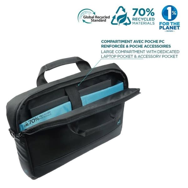 MOBILIS RE.Life Laptopväska 39,6 cm (15,6'') Portfölj Svart