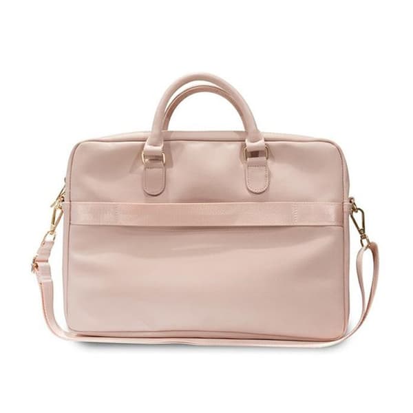 Guess Triangle 4G Datorväska - Laptopväska 15" / 16" (rosa)