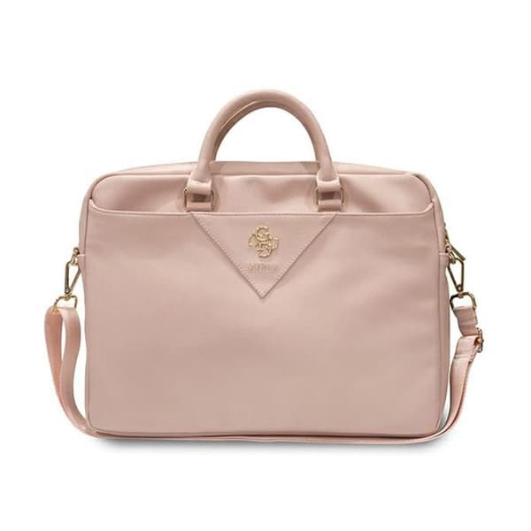 Guess Triangle 4G Datorväska - Laptopväska 15" / 16" (rosa)