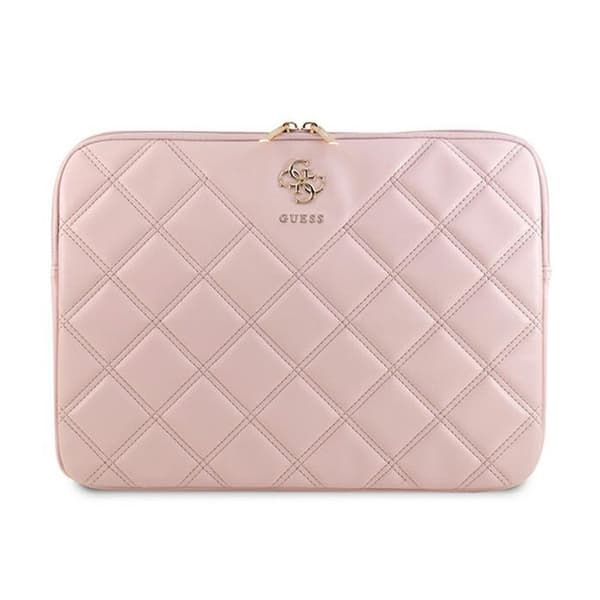 Guess Quilted 4G Sleeve - Fodral för bärbar dator 13" / 14" (rosa)
