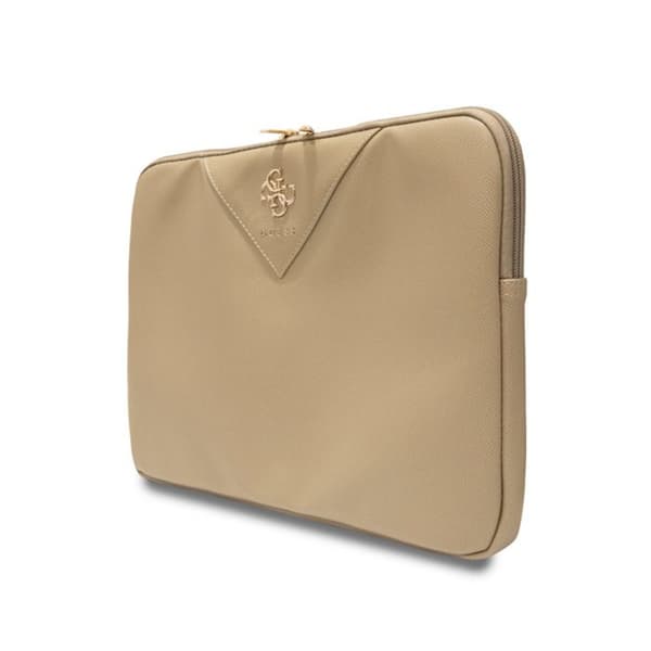 Guess Triangle 4G Sleeve - Fodral för bärbar dator 13" / 14" (guld)