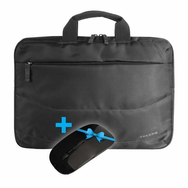 Tucano 15,6" LAPTOPVÄSKA NOIR+S