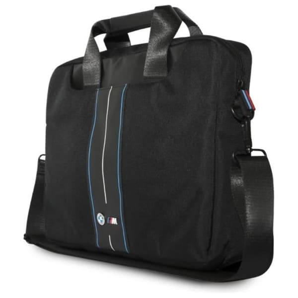 Sacoch för bärbar dator 16" (Svart) BMW Nylon Blå Rand