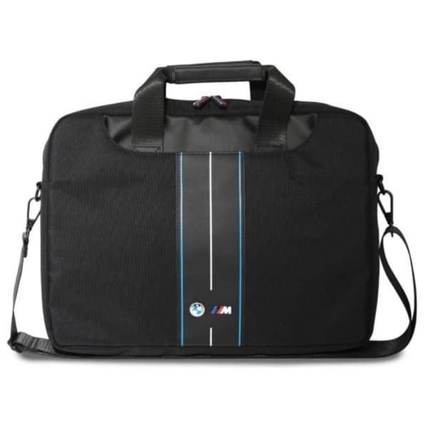 Sacoch för bärbar dator 16" (Svart) BMW Nylon Blå Rand