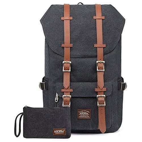 KAUKKO Fritidsryggsäck Fack för 15" laptop 22 liter Svart (2-pack)