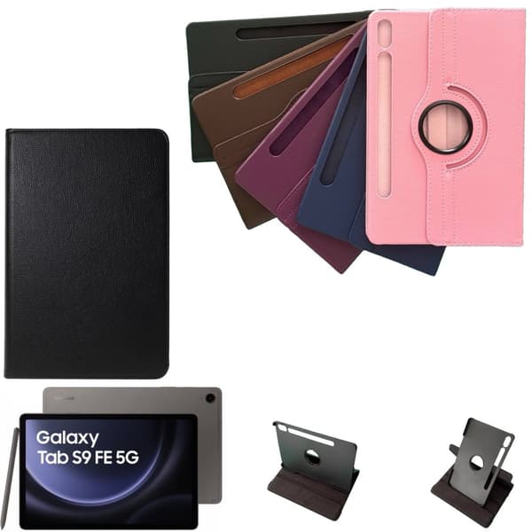 Samsung Galaxy Tab S9 FE fodral skal Svart