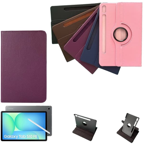 Samsung Galaxy Tab S10 FE fodral skal Lila