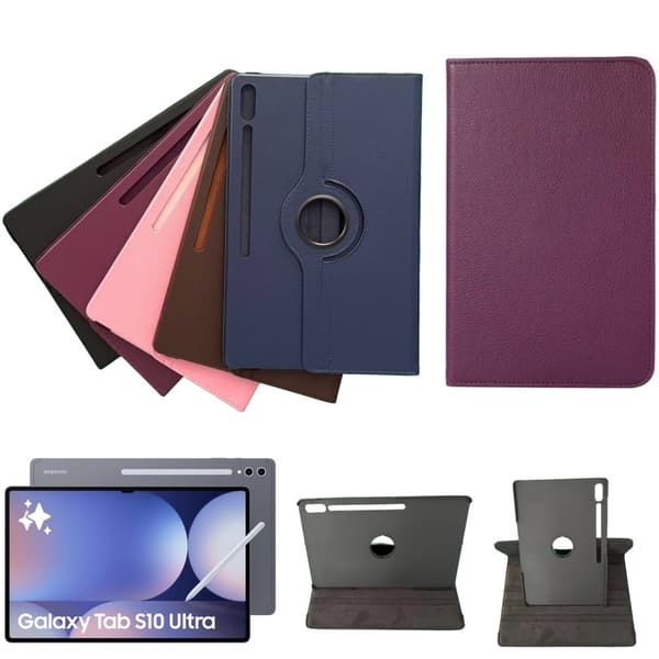Samsung Galaxy Tab S10 Ultra fodral skal Lila