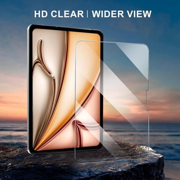 INF iPad Air 13" (M3) 2025 2.5D Hærdet Glas - 2 Pakke