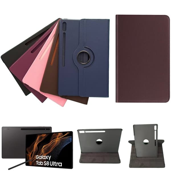 Samsung Galaxy Tab S8 Ultra fodral skal Brun