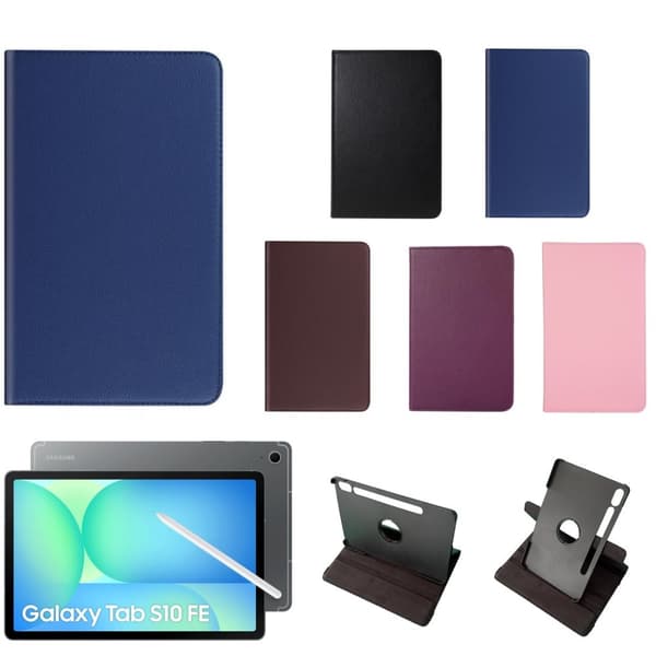 360 fodral Samsung Galaxy Tab S10 FE skärmskydd skal Blå