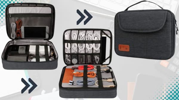 ORGANIZER ETUI TASK KABLER REJSE