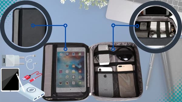 ORGANIZER ETUI TASK KABLER REJSE