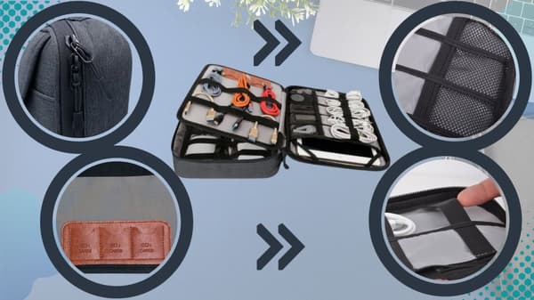 ORGANIZER ETUI TASK KABLER REJSE