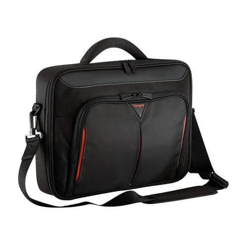 Targus Classic+ Clamshell-fodral, svart/röd, CN414EU