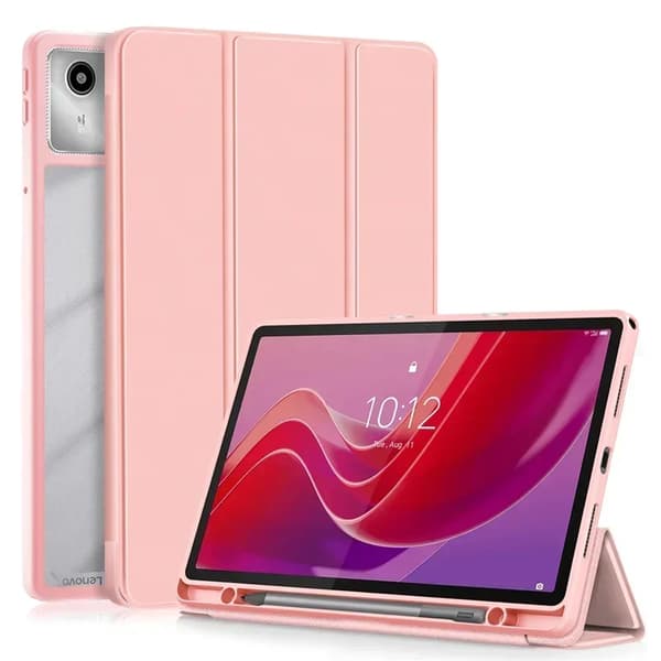 Tablet Cover til Lenovo Tab M11, Stødabsorberende Beskyttelse, Stilfuldt Design,Tab M11 TB330FU, Lyserød