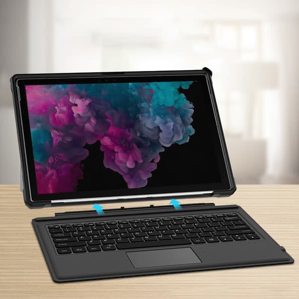 INF Suojakotelo Microsoft Surface Pro 8:lle jalustalla