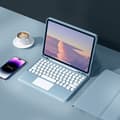 Miniatyrbillede 3 af 4: INF Bluetooth-tastaturcover til Samsung Galaxy Tab A9+ 11" Blå