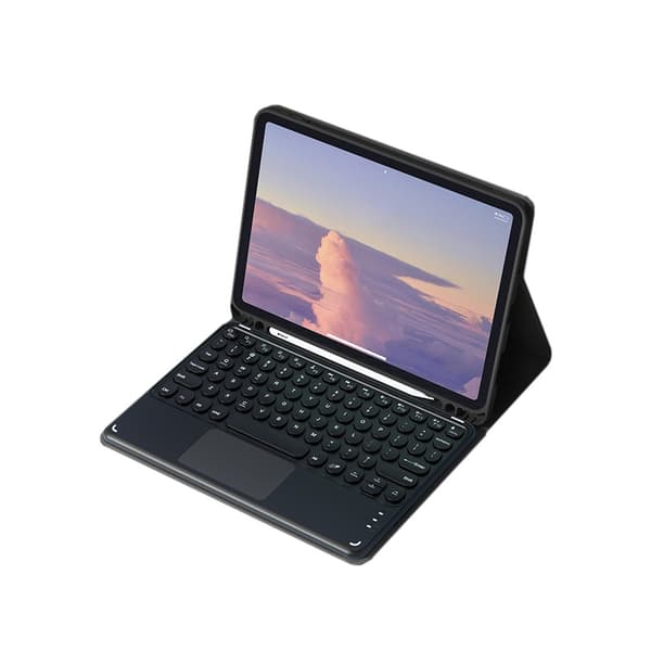 INF Bluetooth-tangentbordsfodral för Samsung Galaxy Tab S9+ Svart