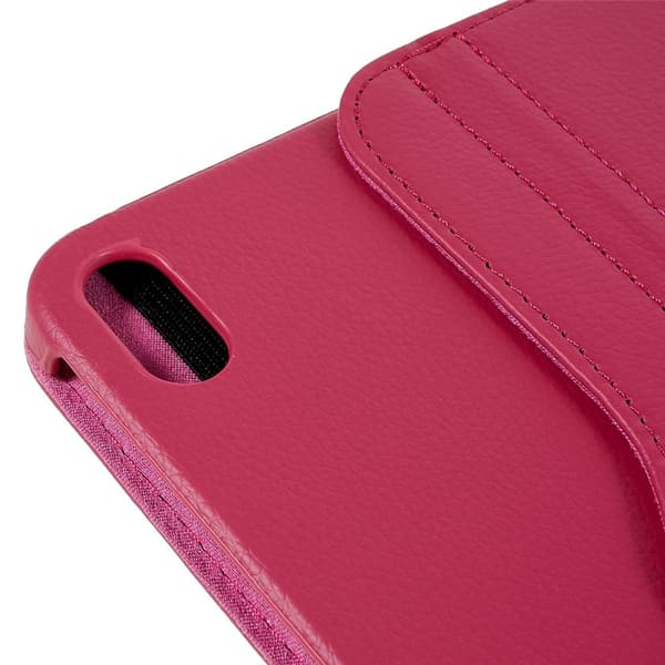 SKALO iPad 11" (2025) 360 Litchi Fodral - Cerise