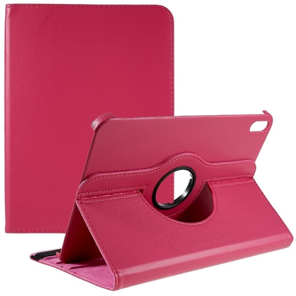 SKALO iPad 11" (2025) 360 Litchi Fodral - Cerise