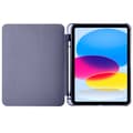 Miniatyrbild 3 av 6: SKALO iPad 11" (2025) Trifold Fodral Transparent Baksida - Lila