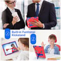 Pikkukuva 5 / 6: SKALO iPad 11" (2025) Hämähäkinverkko Lastenkuori - Punainen
