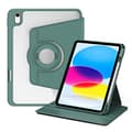 Miniatyrbild 1 av 6: SKALO iPad 11" (2025) PU-Läder Rotary Kickstand Detachable 2 i 1 Fodral - Grön
