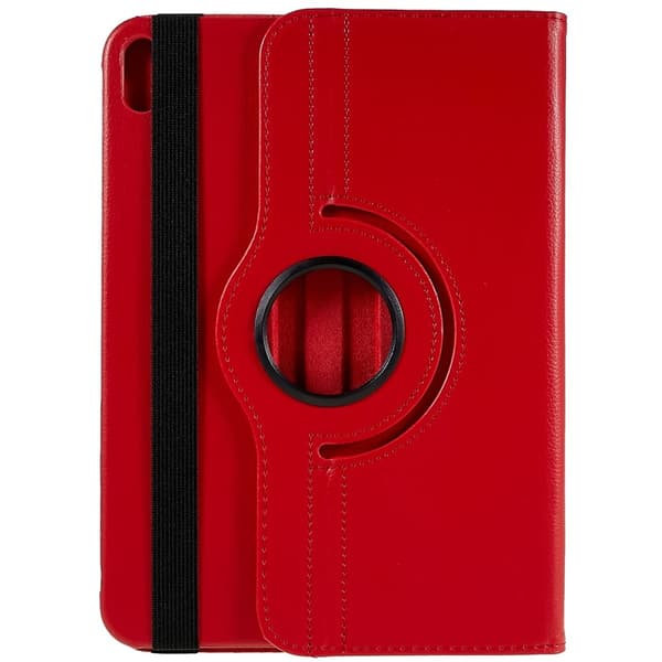 SKALO iPad 10.9 (2022) 360 Litchi Fodral - Röd