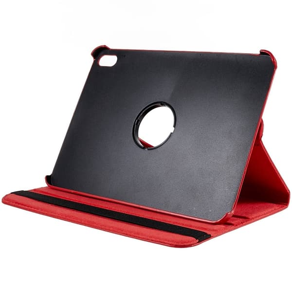 SKALO iPad 10.9 (2022) 360 Litchi Fodral - Röd