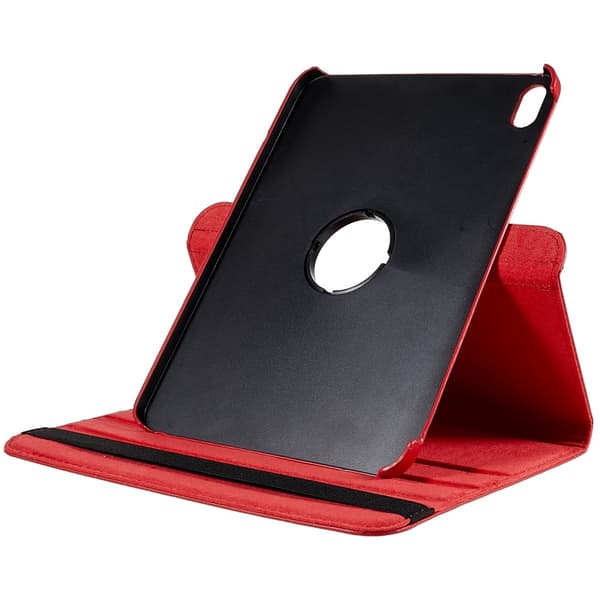SKALO iPad 10.9 (2022) 360 Litchi Fodral - Röd