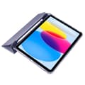 Miniatyrbild 6 av 6: SKALO iPad 10.9 (2022) Trifold Fodral Transparent Baksida - Lila