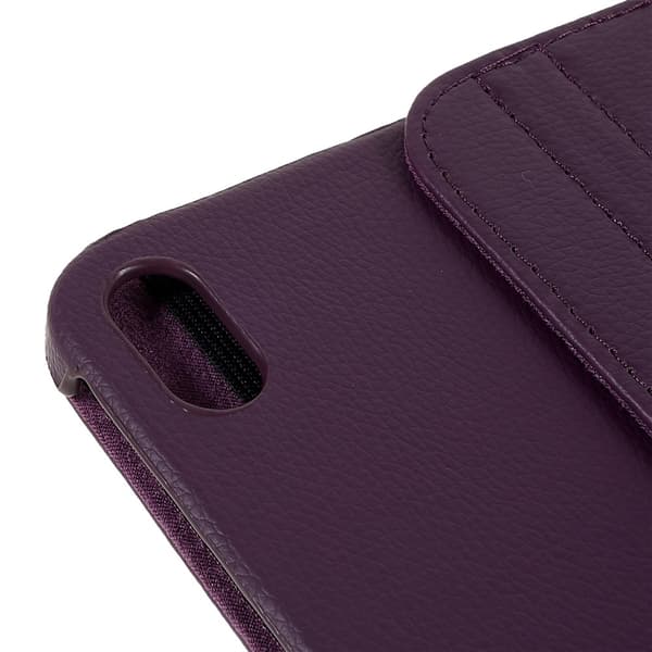 SKALO iPad 10.9 (2022) 360 Litchi Fodral - Lila