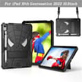 Pikkukuva 6 / 6: SKALO iPad 10.9 (2022) Hämähäkinverkko Lastenkuori - Musta