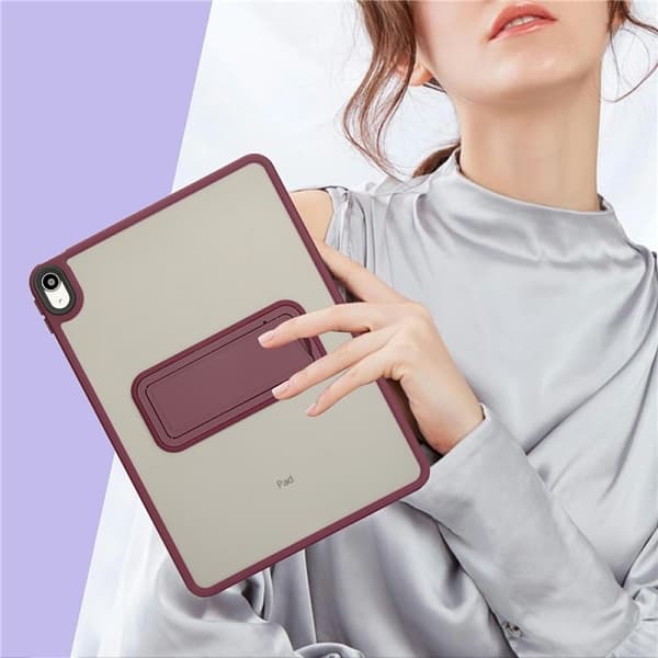 SKALO iPad 10.9 (2022) Color Hybrid Kickstand Suojakuori - Punainen