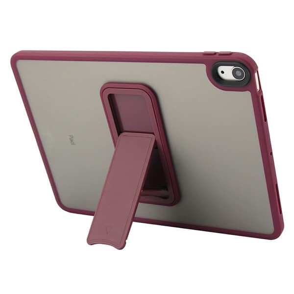 SKALO iPad 10.9 (2022) Color Hybrid Kickstand Suojakuori - Punainen