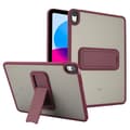 Pikkukuva 1 / 10: SKALO iPad 10.9 (2022) Color Hybrid Kickstand Suojakuori - Punainen